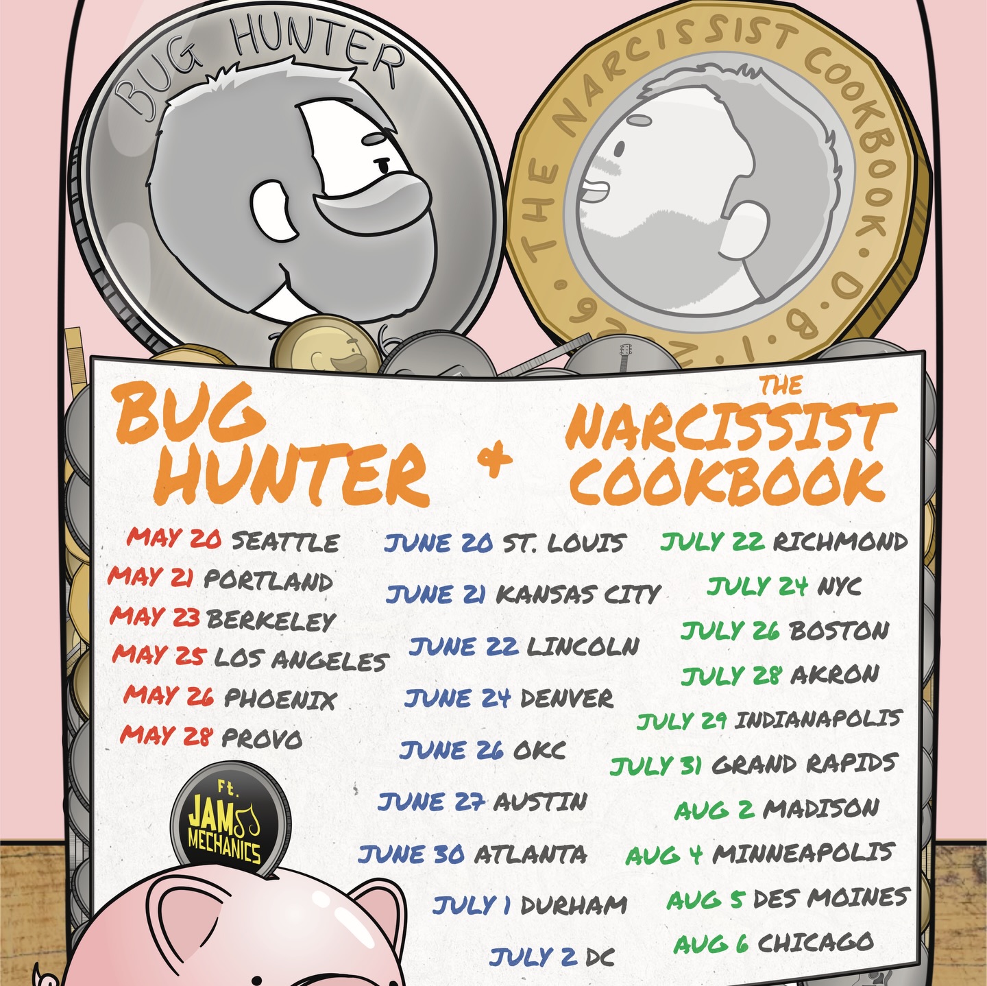 Bug Hunter Tour Poster 2026